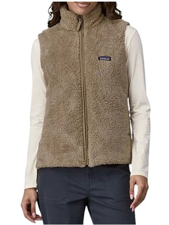 Patagonia Jackets & Blazers - Patagonia Beige Taupe Sherpa Fleece Vest with Zip